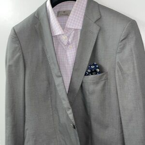 Zara Men’s Sports Jacket. Size 38US, 100% Cotton. Very Good Condition. Grey.